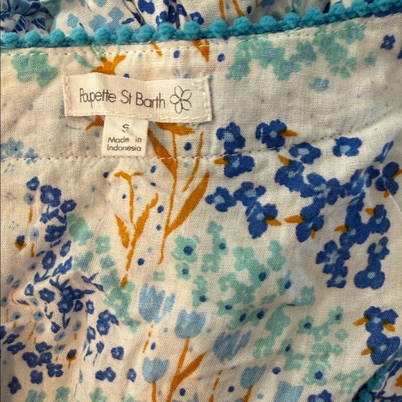 Poupette St. Barth Camilla Blue Floral Mini Dress NWOT - Picture 10 of 10